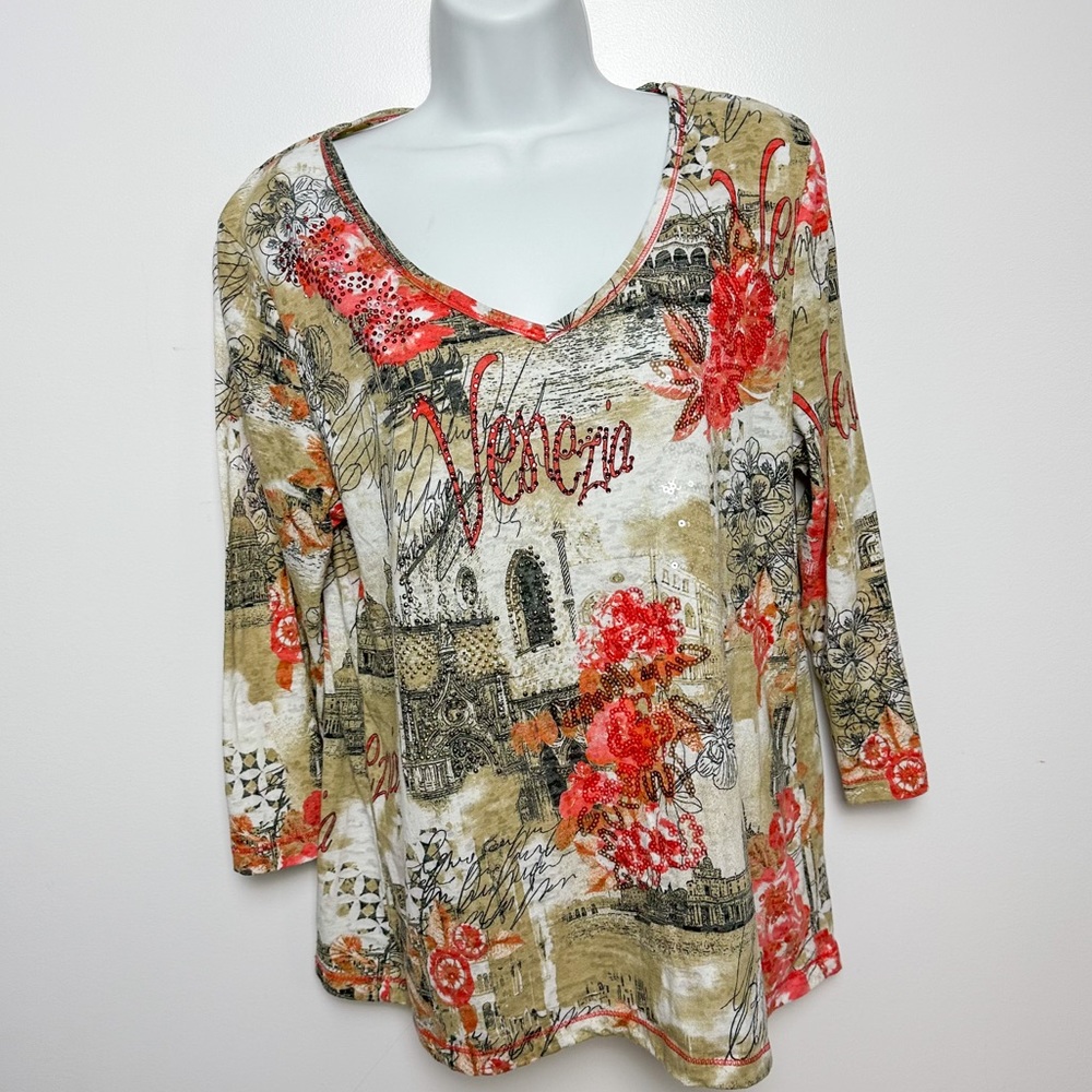 Women's Onque Casuals Venezia Tshirt Large